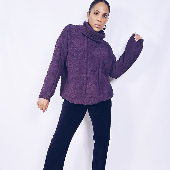 Seven Chunky Cable Knit Sweater - Picture 1 of 9